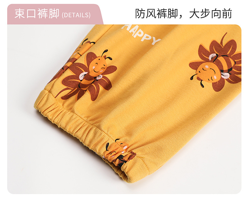 新款春秋冬季长袖长裤宽松套装100%纯棉女士睡衣空调房家居服薄款详情15