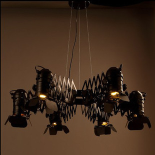 loft复古工业风餐厅吧台铁艺吊灯美式简约客厅书房创意灯具详情23