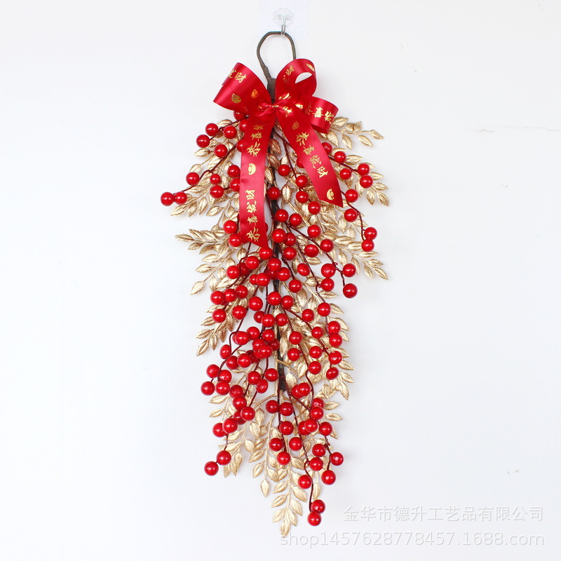 Housewarming New Year decorations, New Year decorations, red fruit and fortune fruit pendants, home, hotel and restaurant opening Spring Festival decorations pic 8