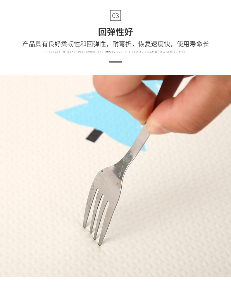 厂家直销eva泡沫地垫拼接家用 防滑耐磨彩印60*60儿童爬行垫定制详情12