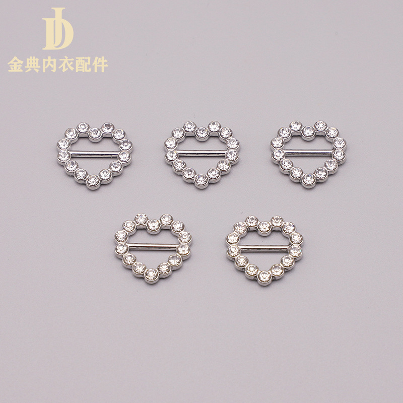 Golden Classic Underwear Accessories: Underwear adjustment alloy buckle, bra shoulder strap buckle, swimsuit thickened 089 character buckle, metal pic 5