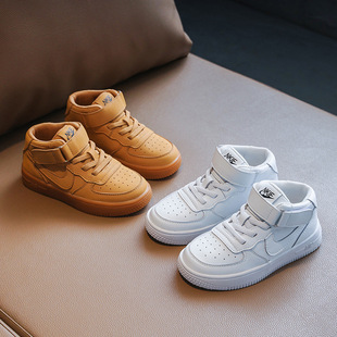 儿童AJ童鞋2022年秋冬款女童加绒高帮运动鞋二棉男童休闲板鞋潮牌详情11