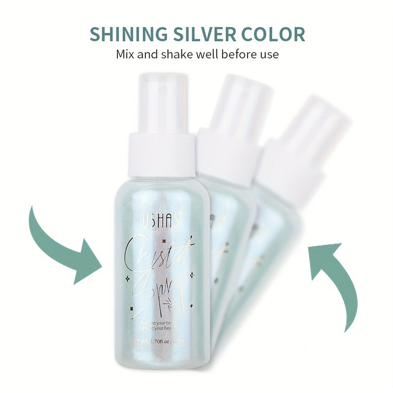 USHAS Cross-border Amazon bestseller Sulfur Light Brightening Makeup Setting Spray Brightening Moisturizing Liquid Contouring pic 5