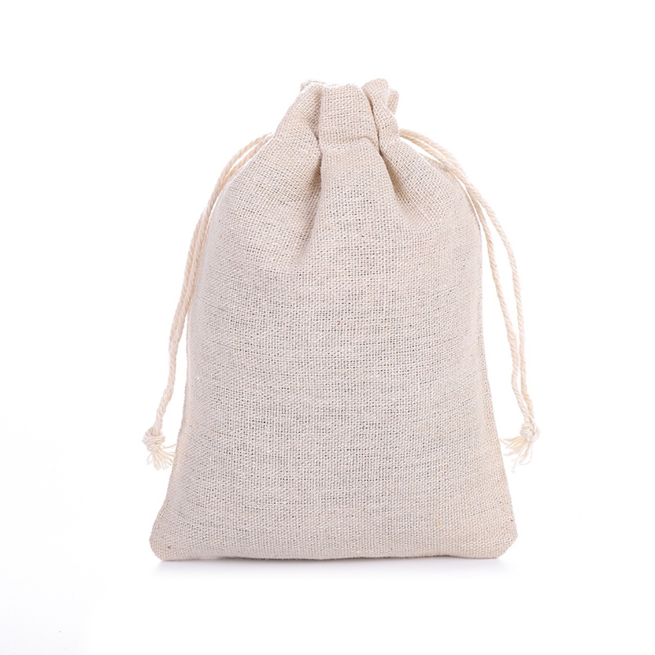 lovemyhome 帆布包定制平安夜圣诞礼盒袋10*14cm亚麻布袋束口袋手提礼品包装袋详情5