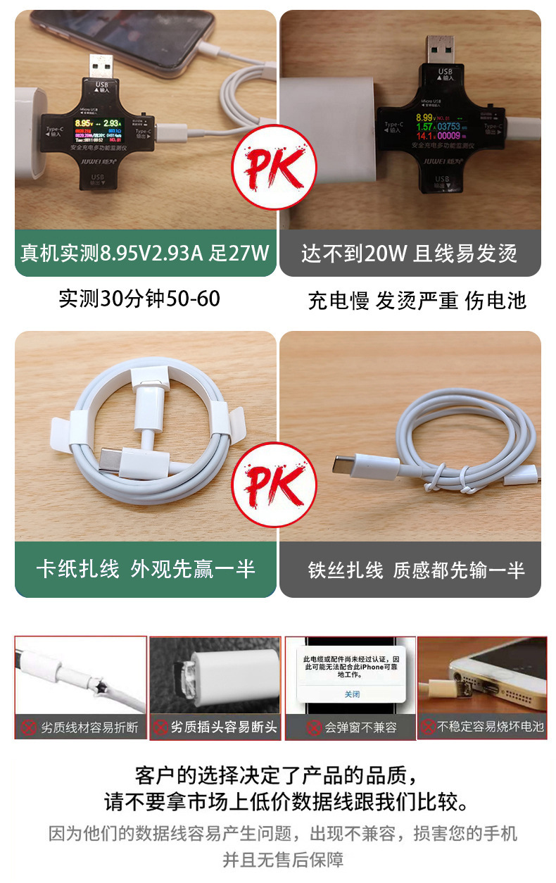 苹果数据线批发