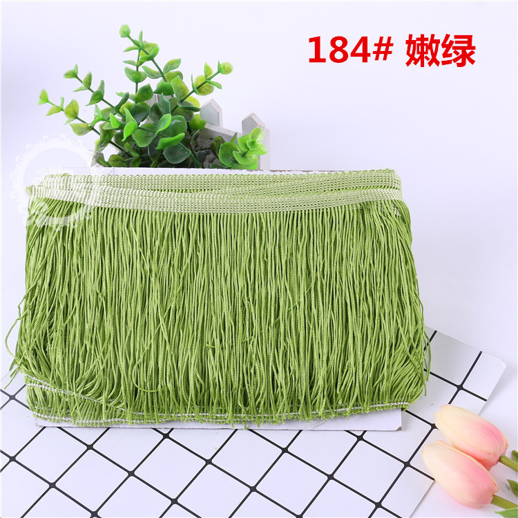 DIY stage costume accessories: Latin dance lace, tassel lace, polyester ribbon, 15CM, factory direct sales, 1 webbing pic 21