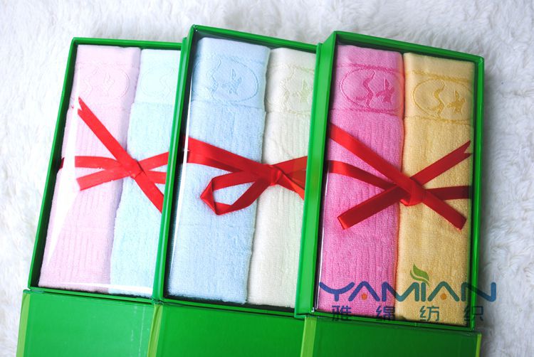 Pure cotton absorbent towel advertising gift towel, 100g available, enterprise LOGO and exquisite packaging, in stock, 4 colors pic 55