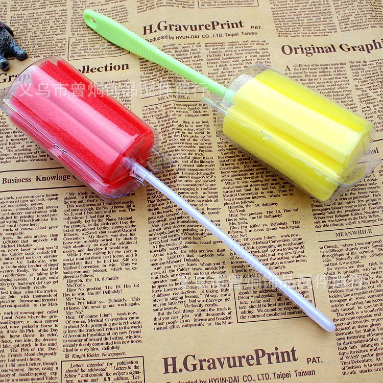 Bracelet, one-yuan cup brush, sponge cleaning, baby bottle brush, simple and durable, one-yuan and two-yuan supply pic 11