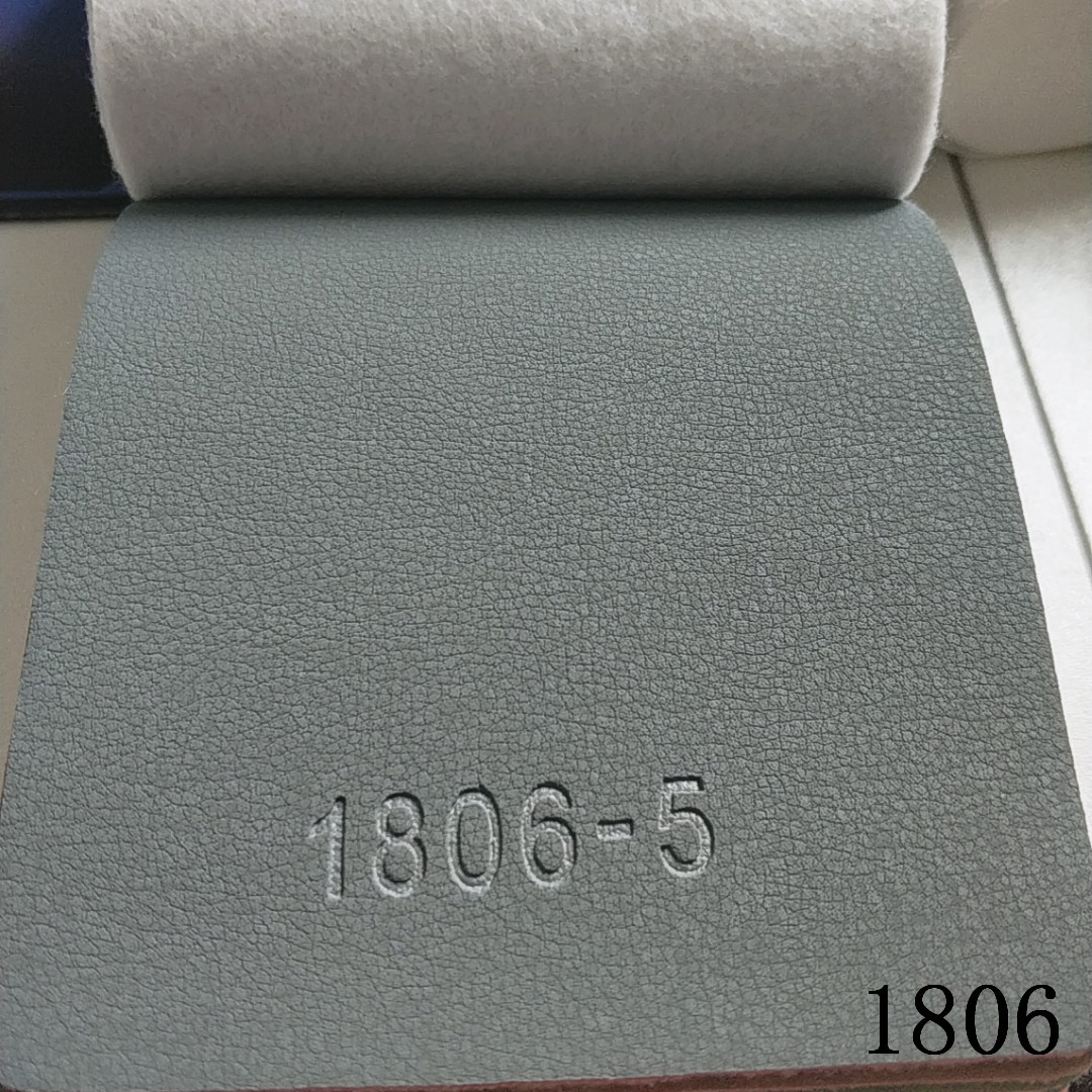 Solvent-free leather PU material, car seat cushion leather, sofa and bag velvet bottom material, single-sided leather fabric pic 8