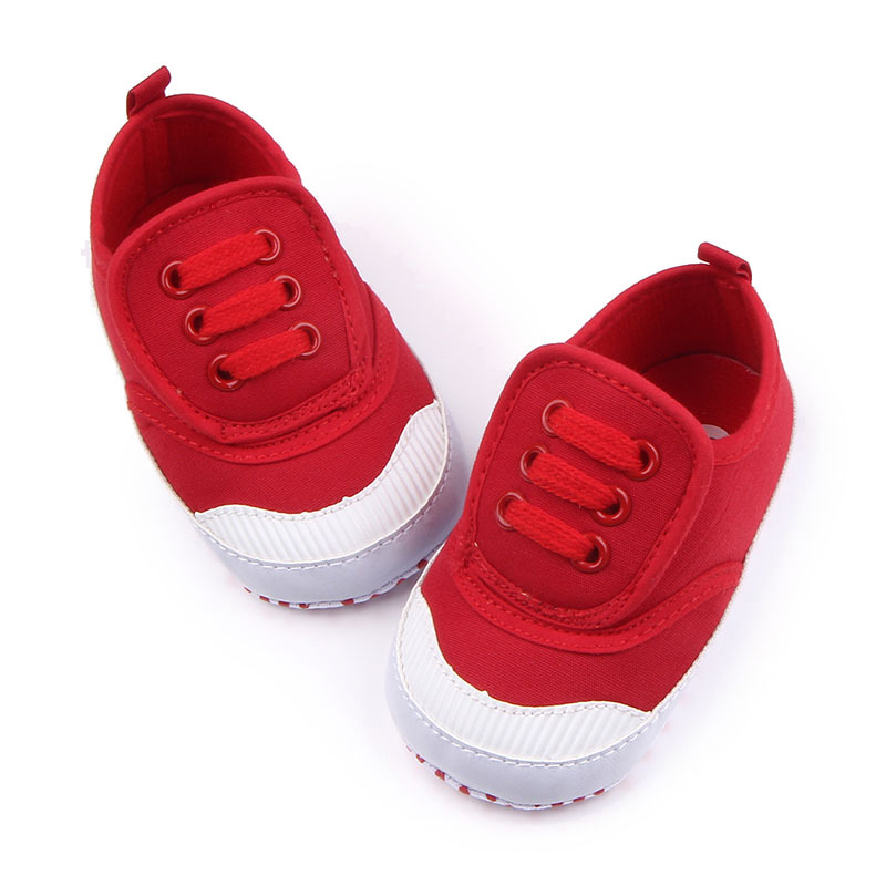秋季新款 魔术贴帆布宝宝学步鞋 婴儿鞋外贸货源 D0634详情16