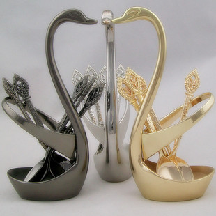 Factory direct supply of cute crystal-handled small spoons, coffee spoons/tea spoons (JY24), available in 4 colors pic 4