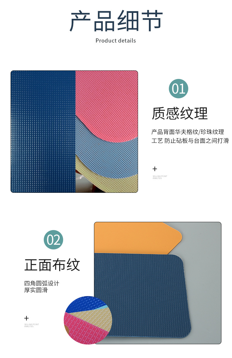 4-piece plastic classified cutting board set for home use, baby food cutting, fruit cutting board, kitchen vegetable cutting, classified cutting board set pic 5