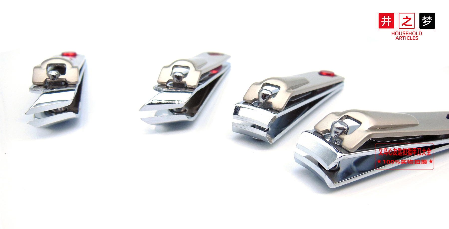 3061 Jinda nail clippers, large flat and slanted nail clippers, Night Market boutique, small commodity nail clippers in stock for wholesale pic 20