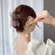 Princess hair clip, little Chanel hair clip, bow clip, headwear, bangs, broken hair clip, autumn and winter hair clip pic 3