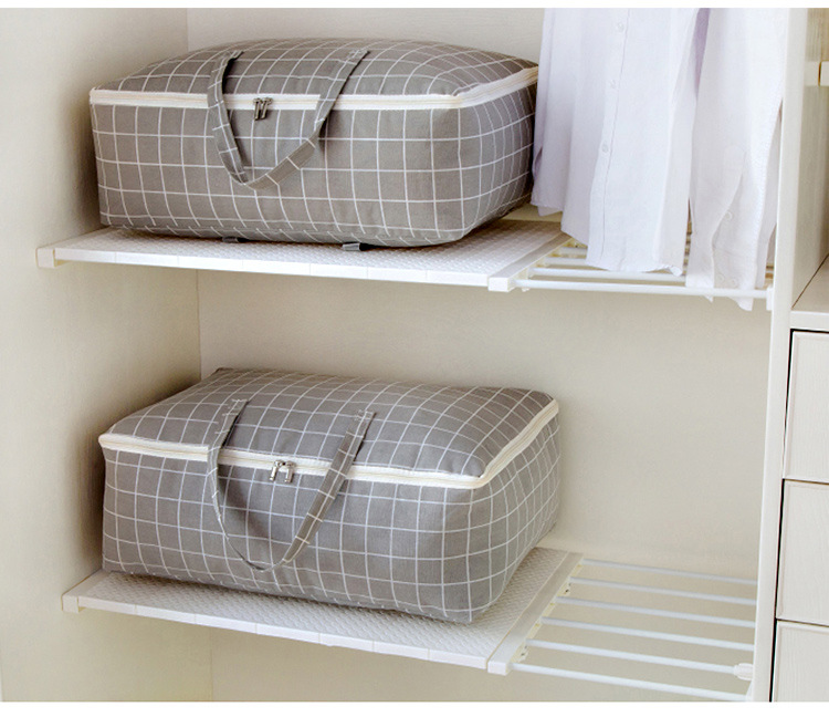 Wardrobe storage, layered partition cabinet, nail-free storage rack, kitchen cabinet, bathroom partition layer rack, dormitory telescopic organization rack pic 22