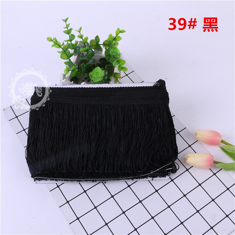 DIY stage costume accessories: Latin dance lace, tassel lace, polyester ribbon, 15CM, factory direct sales, 1 webbing pic 61