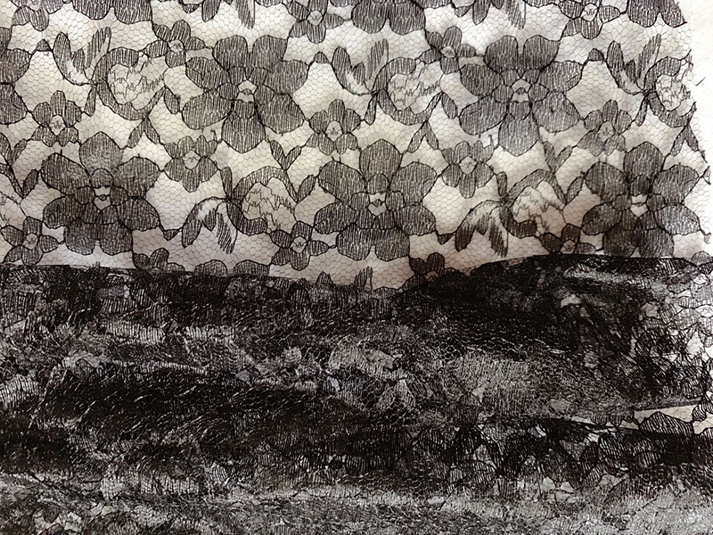 Factory direct sales of large orchid lace fabric, Chinese-style bright silk fabric skirts, wedding dresses, lace trim accessories pic 16