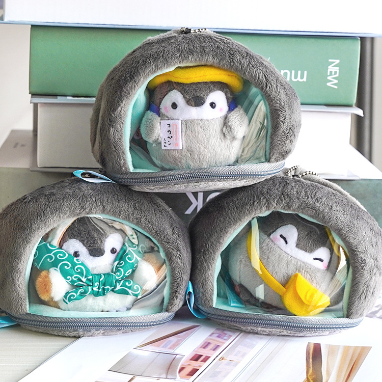 Japanese-style positive energy koi and penguin plush dolls, small pendants, bags, pendants, dolls, keychains, toy dolls pic 10