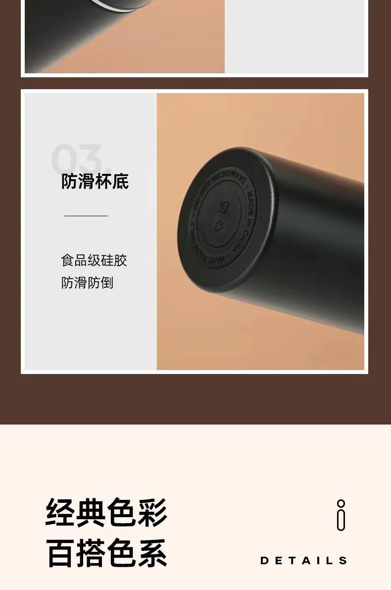大容量一杯三盖304不锈钢保温杯儿童高档礼品盒装水杯批发印logo详情22