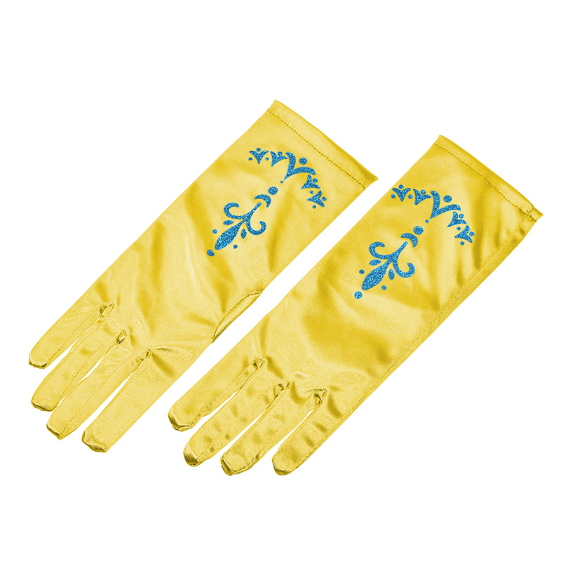 婚庆产品厂家直供新款多色手套冰雪奇缘儿童舞台演出五指手套服装配饰批发详情16