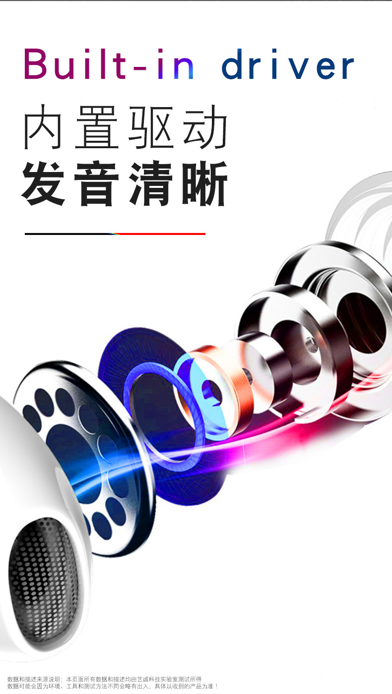 重低音有线耳机手机入耳式线控耳机适用华为type-c安卓耳机品牌详情7