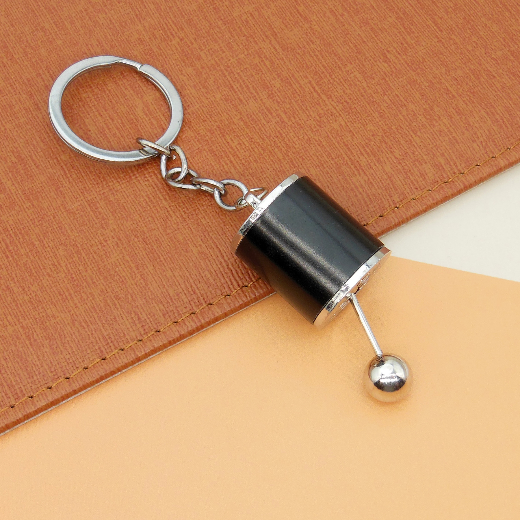 跨境汽车改装钥匙扣挂件创意仿真汽车挂排换挡金属模型小礼品现货详情14