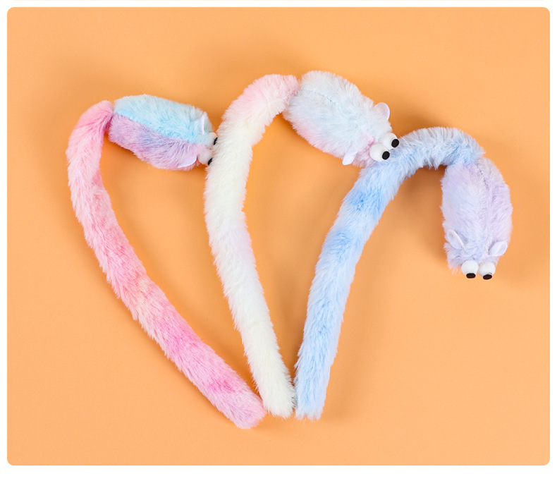 New product manufacturer direct supply pet supplies, colorful handcrafted long-tailed mouse and cat toys, cross-border bestsellers, play, interaction, self-entertainment, exclusive cat toys pic 10