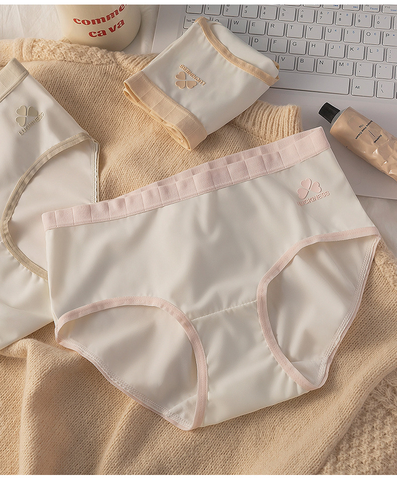 元集/冰丝内裤女中腰无痕透气三角裤聚乳酸抑菌底档贴身无感内裤详情40