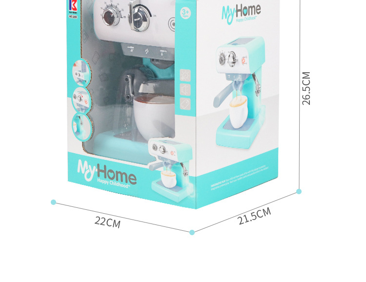 Cross-border children's house play small appliances, kitchen utensils, simulation toys, electric coffee machines, the same as those on Amazon and Douyin pic 16