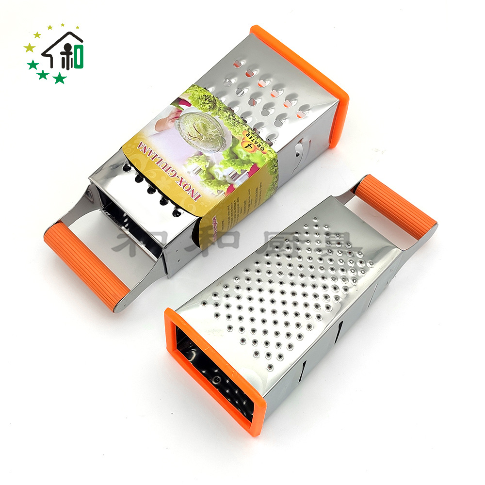 Potato shreds, minced garlic and ginger shreds scraping magic tool, shredder, four-sided vertical stainless steel shredder, multi-functional vegetable cutter pic 23