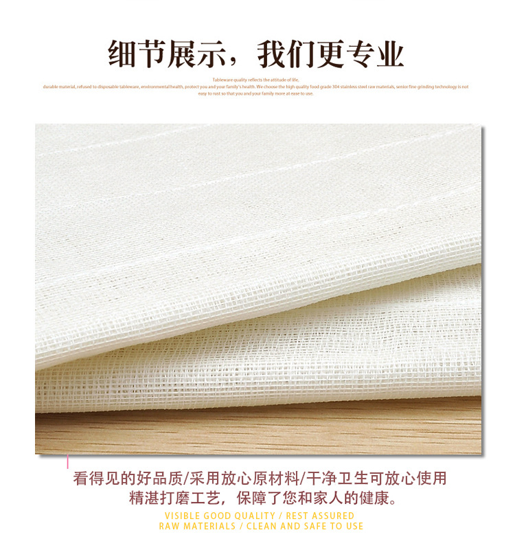 12-layer extra-dense thickened non-stick oil cleaning cloth, wood fiber non-shedding scouring pad, kitchen and household dishcloths wholesale pic 6