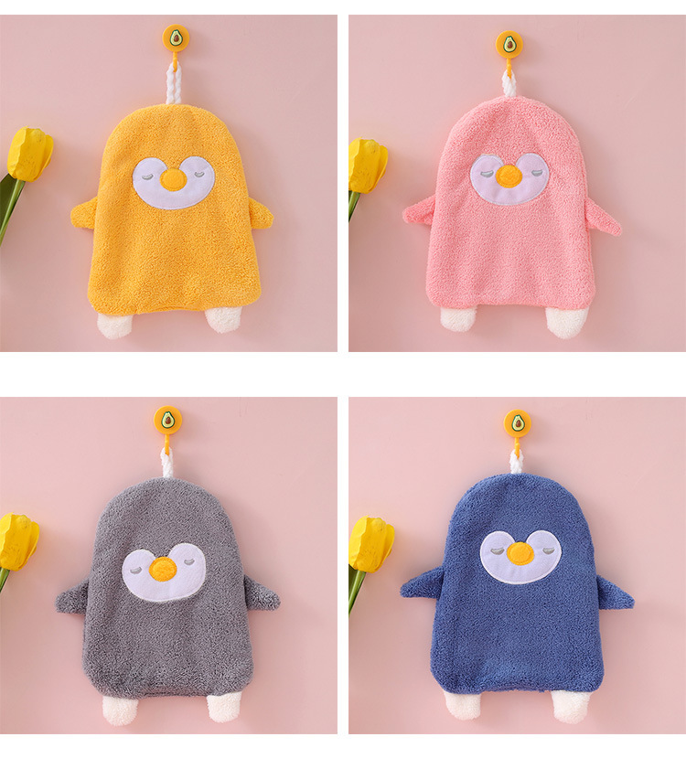 Coral fleece toalla de limpieza creativa toalla absorbente colgante toalla de limpieza para niños toalla de limpieza cute toalla de limpieza pic 11