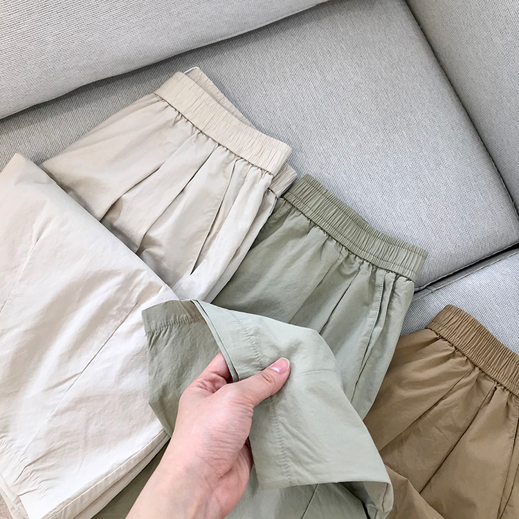 巨百搭轻薄透气酵洗棉小个子奶奶裤九分宽松显瘦休闲裤女夏季薄款详情57