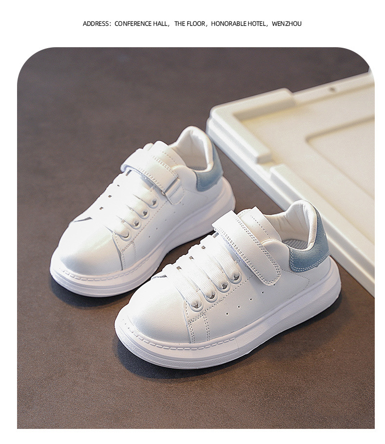 儿童鞋子女童小白鞋真皮2024新款春秋大童板鞋男童运动鞋麦昆童鞋详情12