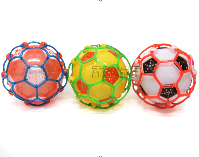 足球跳舞 闪光跳跳 发光音乐七彩蹦蹦球儿童创意玩具批发详情1