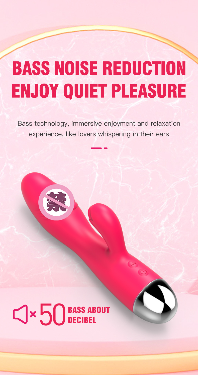 成人情趣用品硅胶充电双头震动棒女用自慰按摩器外贸详情11