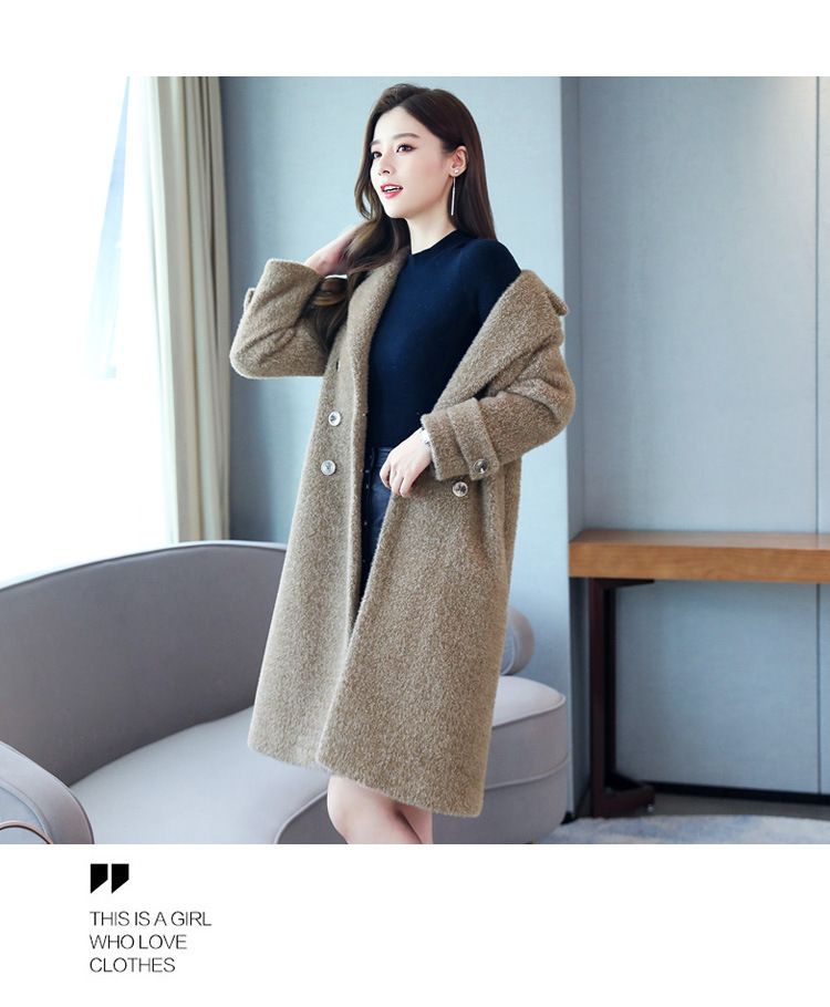 呢子大衣女中长款2020秋冬季新款仿水貂绒加厚显瘦毛呢外套详情15