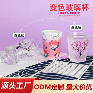 Factory direct supply coffee ceramic cups, color-changing mugs, Japanese-style cartoon personalized large-capacity ceramic color-changing cups pic 10
