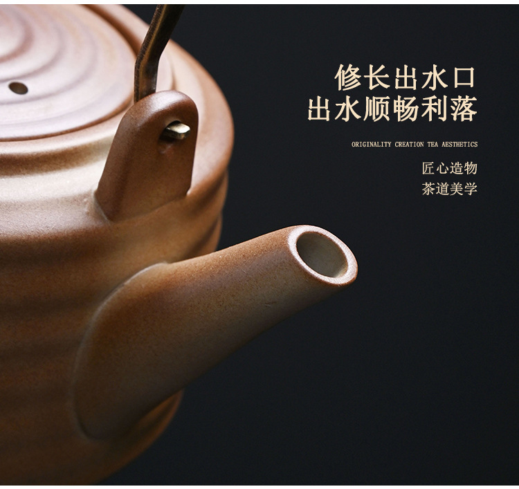 柴烧碳炉煮茶炉一整套茶具古法温茶器围炉煮茶壶南瓜壶中式泡茶杯详情18