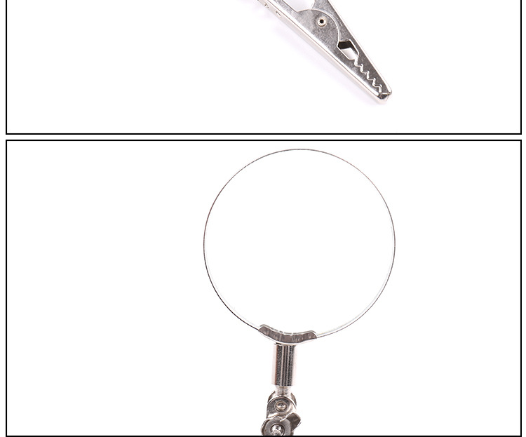 (Jinma) Professional manufacturer supplies three-hand magnifying glasses/auxiliary clip magnifying glasses 65MM green color boxes pic 10