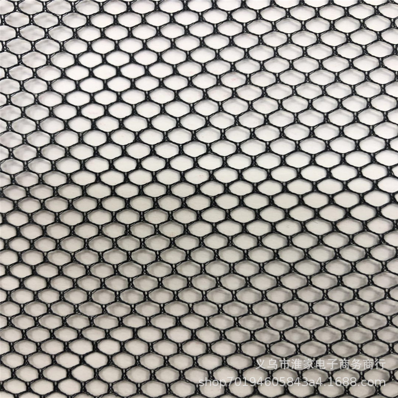 Factory direct sales of mesh fabric in stock and wholesale, warp knitted coarse mesh yarn bags, shoes, double-layer handbags, laundry bags pic 2