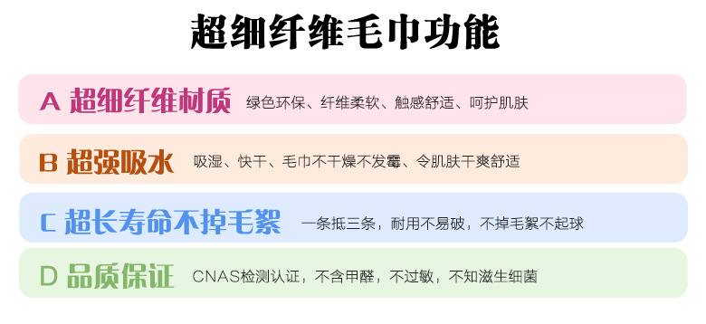 Yaxuan ultra-fine fiber brushed 400g embossed towel, super soft and super absorbent advertising gift towel pic 6