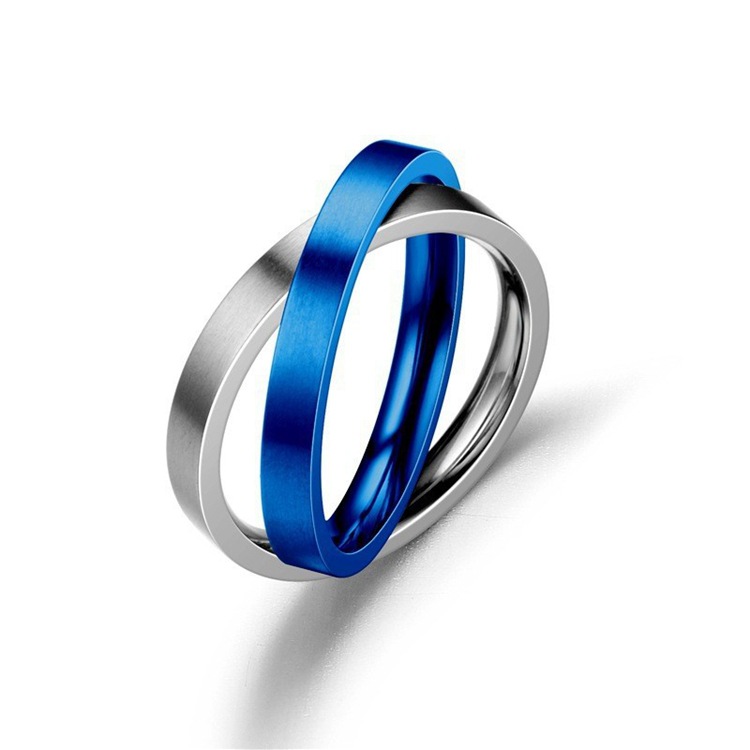 Cross-border Amazon bestseller titanium steel rotating ring, star and moon stress-relieving and anti-anxiety ring, European and American accessories/Chinese trend products pic 24