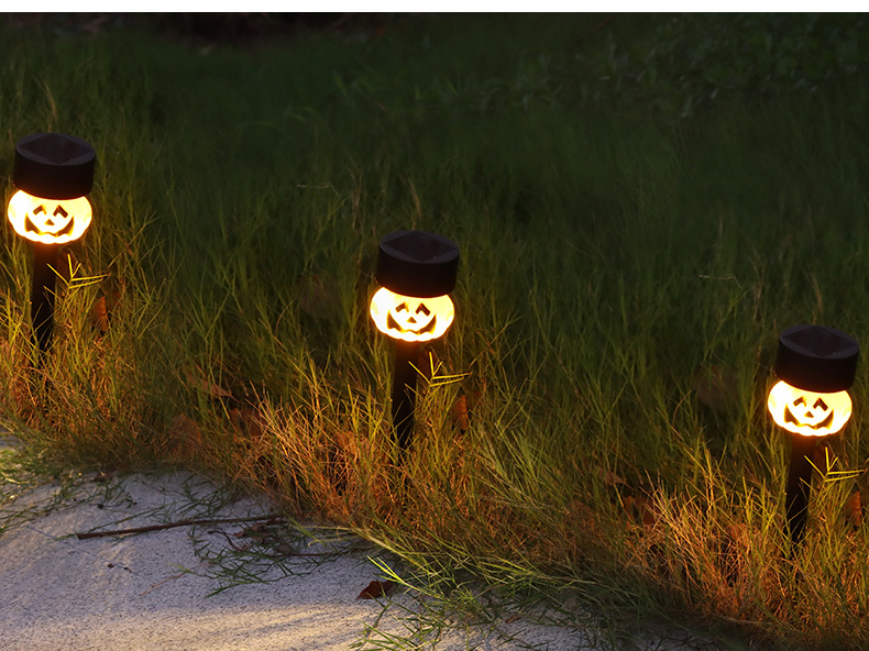 Attractive Solar Halloween Pumpkin Lanterns, Outdoor waterproof ground insert decorative lights, led lawn lights, solar panels, solar garden lights, sun lights, atmosphere decoration, solar lights 17690 pic 10