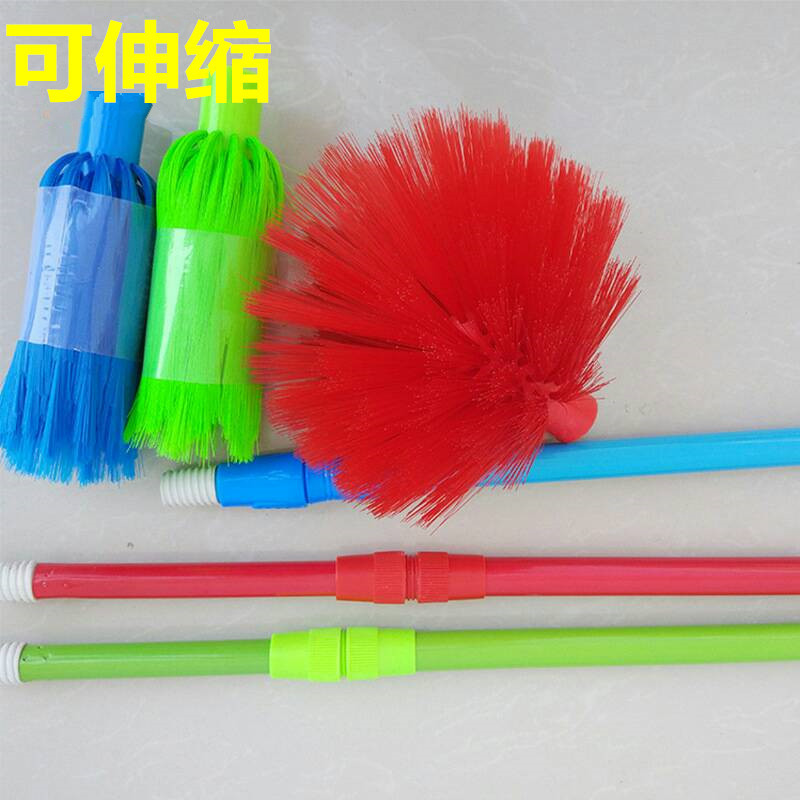 1705 Extended circular roof broom, retractable roof broom, house dust removal brush, dust removal duster pic 3
