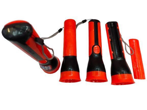 Mini flashlight with battery, outdoor camping emergency lighting flashlight, PP material, handheld flashlight, low power pic 4