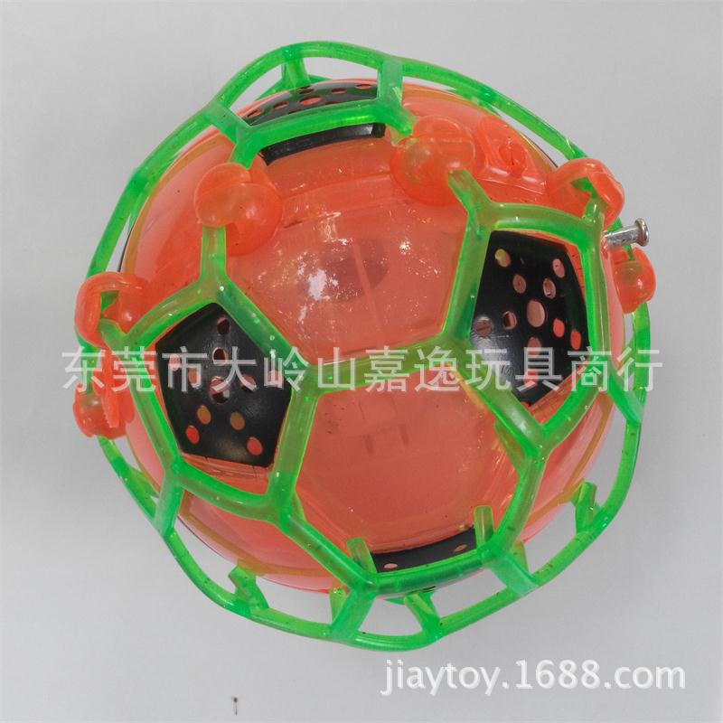 足球跳舞 闪光跳跳 发光音乐七彩蹦蹦球儿童创意玩具批发详情3