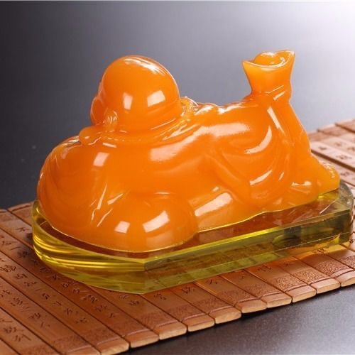 汽车香水摆件车内弥勒佛汽车摆件车载香薰佛珠香水座创意车饰品男详情7