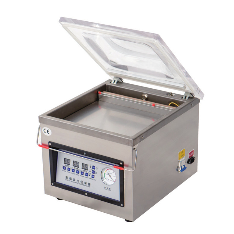 Factory direct supply of fully automatic vacuum packaging machine 260 desktop vacuum sealing machine 500 vertical single-chamber vacuum machine pic 7
