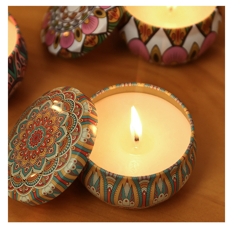 跨境货源植物水晶石干花蜡烛生日浪漫卧室伴手礼物大豆蜡香薰蜡烛详情24